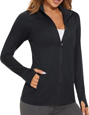 Women??s Lightweight Full Zip Active Work Jacket
